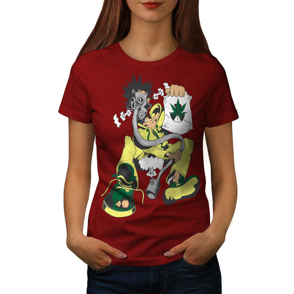 Crazy Grass Bong Womens T-Shirt
