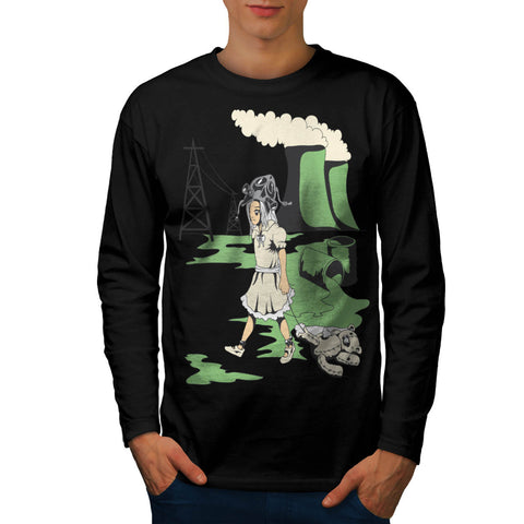 Chemical Death Bear Mens Long Sleeve T-Shirt