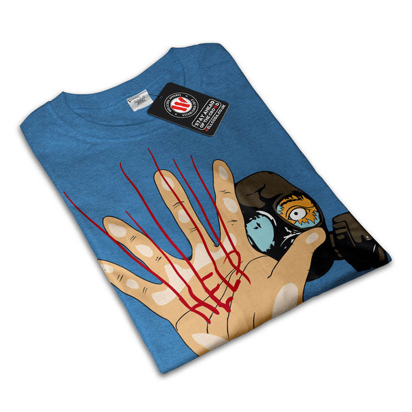 Gas Mask Help Please Mens T-Shirt