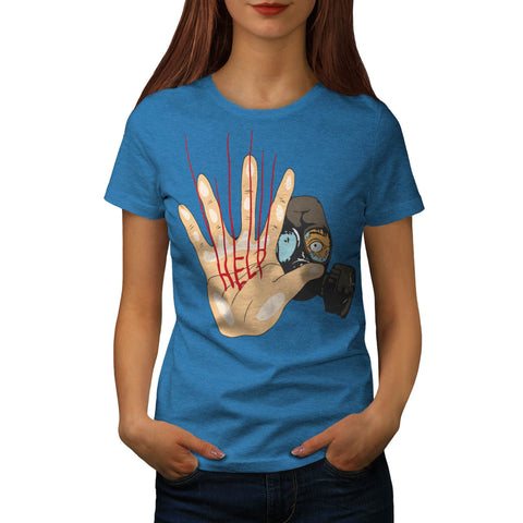 Gas Mask Help Please Womens T-Shirt