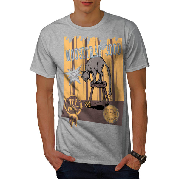 Mouse Trap Cat Bait Mens T-Shirt