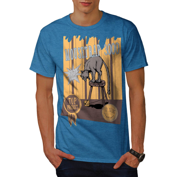 Mouse Trap Cat Bait Mens T-Shirt