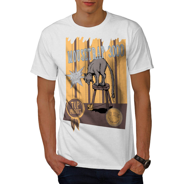 Mouse Trap Cat Bait Mens T-Shirt