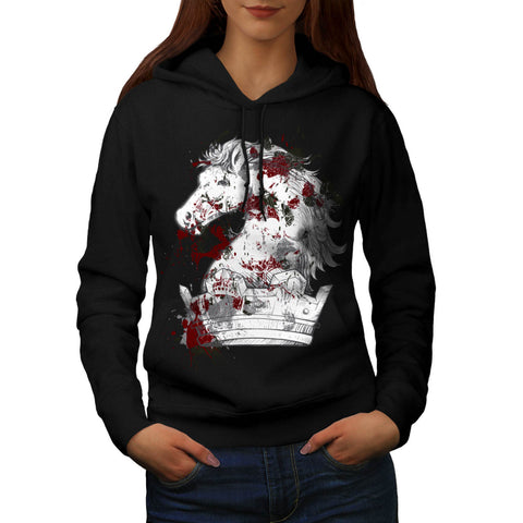 Amazing Horse Face Womens Hoodie