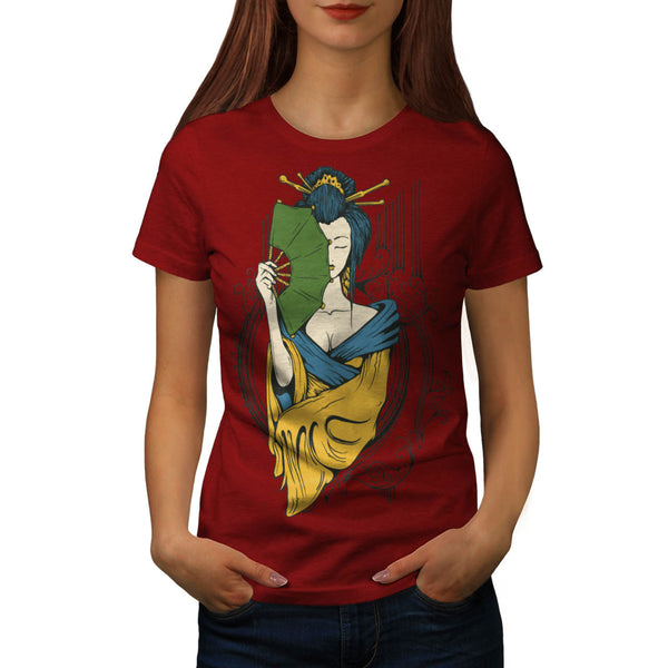 Geisha Model Girl Womens T-Shirt