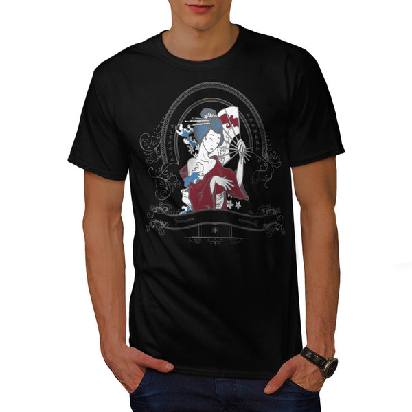 Geisha Girl Model Mens T-Shirt