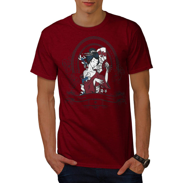 Geisha Girl Model Mens T-Shirt