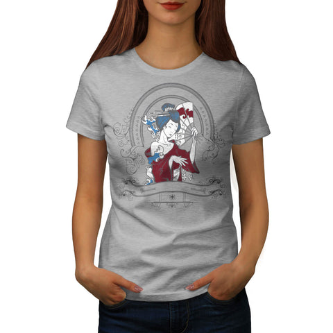 Geisha Girl Model Womens T-Shirt