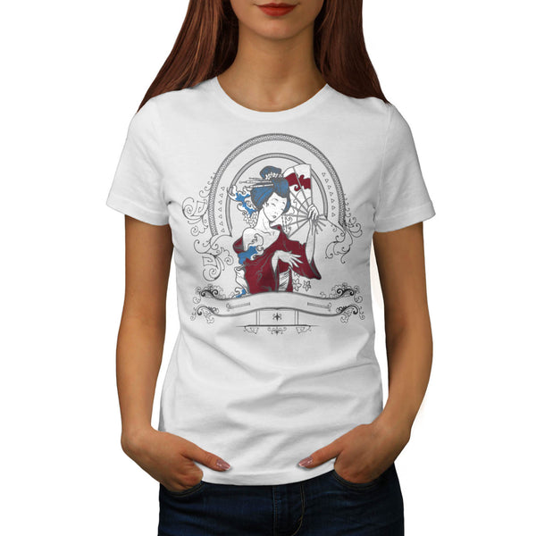 Geisha Girl Model Womens T-Shirt