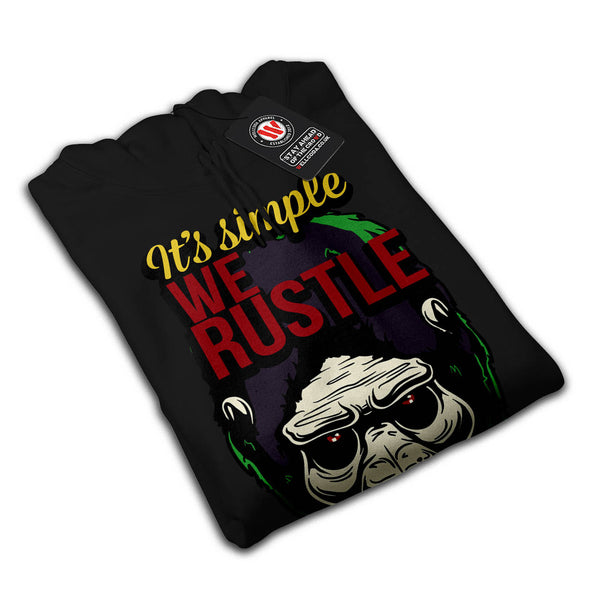 Joker Gorilla Ape Womens Hoodie
