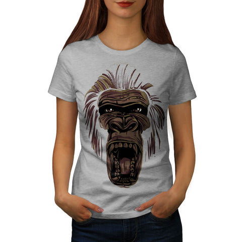 Amazing Monkey Face Womens T-Shirt