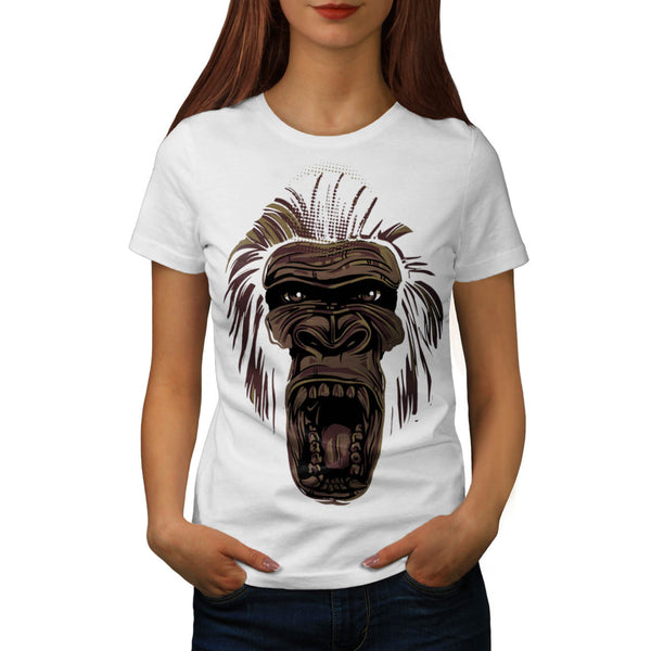 Amazing Monkey Face Womens T-Shirt