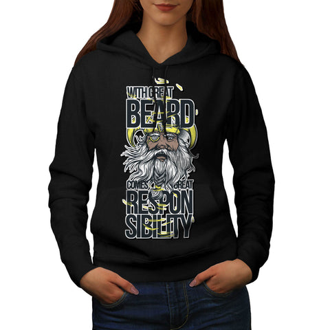 Beard Responsibility Womens Hoodie