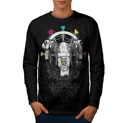Epic Buffalo Head Mens Long Sleeve T-Shirt