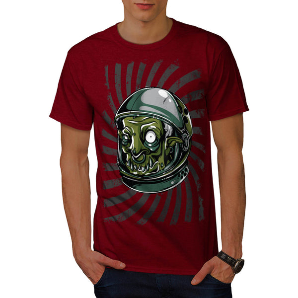 Monster Space Helmet Mens T-Shirt