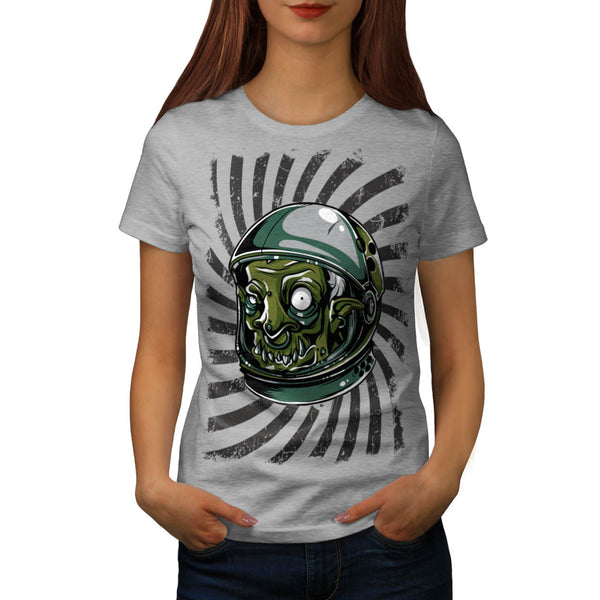 Monster Space Helmet Womens T-Shirt