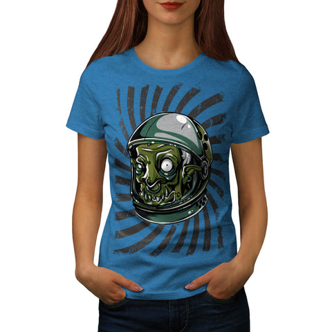 Monster Space Helmet Womens T-Shirt