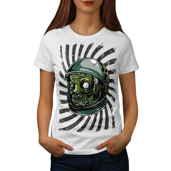 Monster Space Helmet Womens T-Shirt
