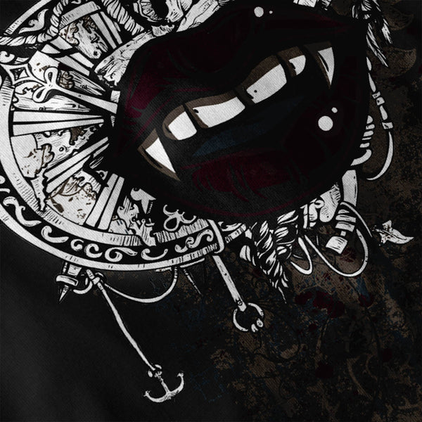 Mouth Steer Wheel Womens T-Shirt