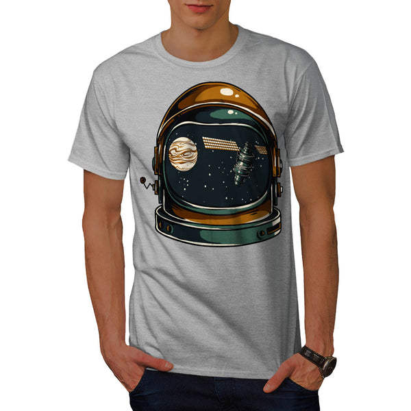 Astronaut Helmet USA Mens T-Shirt