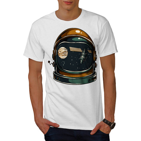 Astronaut Helmet USA Mens T-Shirt