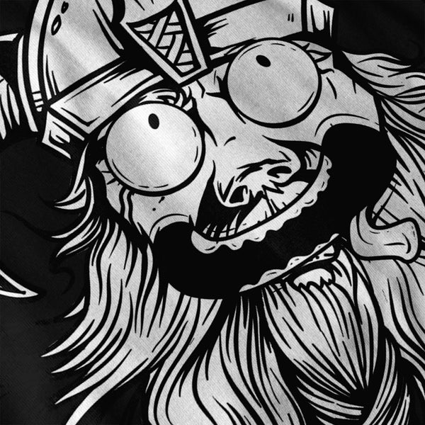 Amazing Viking Face Mens Long Sleeve T-Shirt
