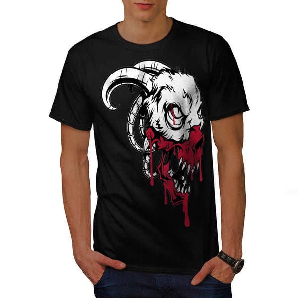 Animal Blood Skull Mens T-Shirt