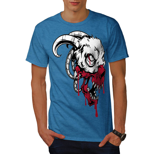 Animal Blood Skull Mens T-Shirt