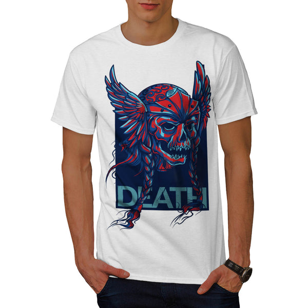 Death Skull Viking Mens T-Shirt