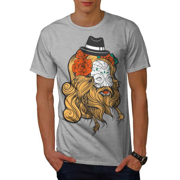 Gangster Viking Face Mens T-Shirt