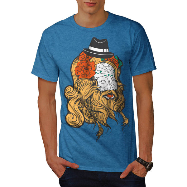 Gangster Viking Face Mens T-Shirt
