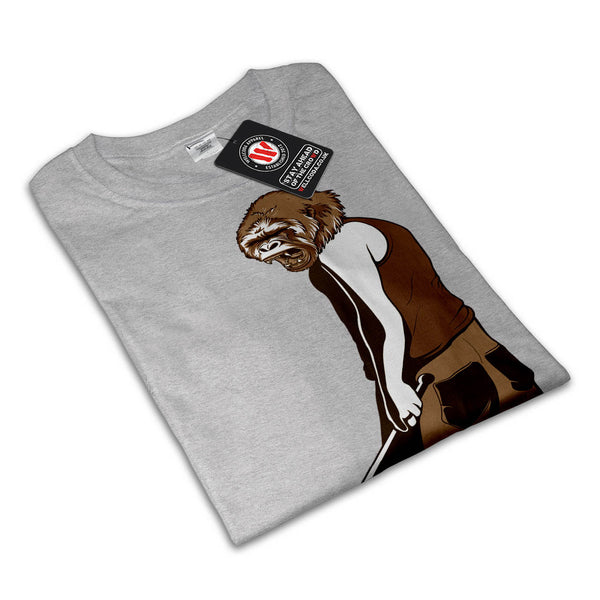 Monkey Bad Business Mens T-Shirt