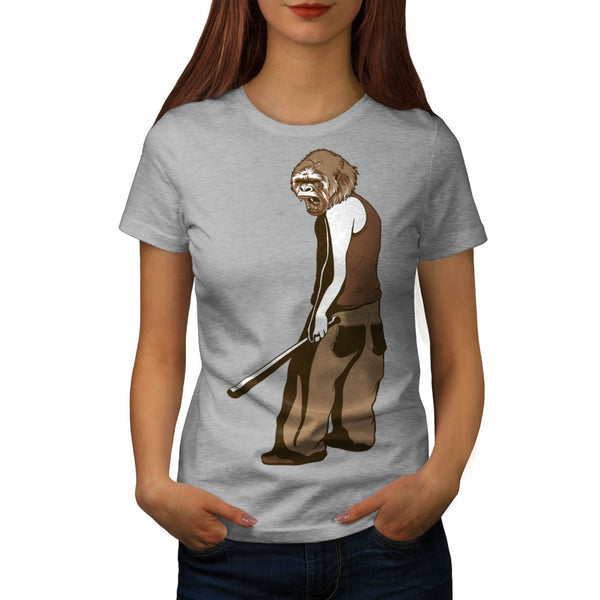 Monkey Bad Business Womens T-Shirt