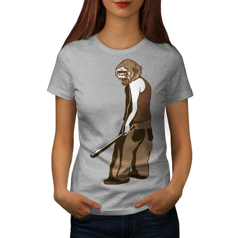 Monkey Bad Business Womens T-Shirt