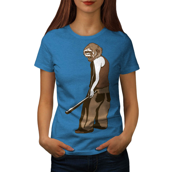 Monkey Bad Business Womens T-Shirt