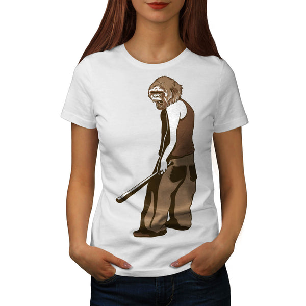 Monkey Bad Business Womens T-Shirt