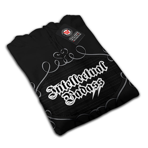 Intellectual Bad Ass Womens Hoodie