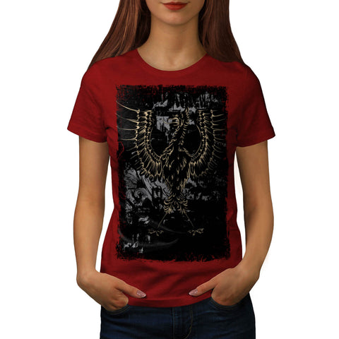 Medieval Dragon Bird Womens T-Shirt