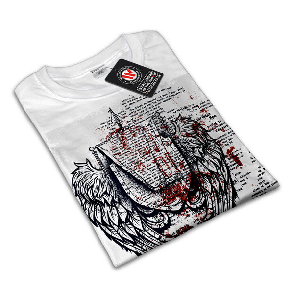 Medieval Angel Wings Mens T-Shirt