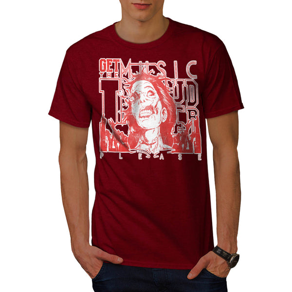 Music DJ Zombie Rave Mens T-Shirt