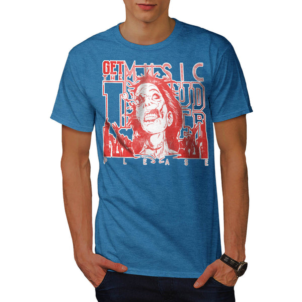 Music DJ Zombie Rave Mens T-Shirt