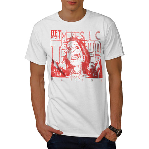 Music DJ Zombie Rave Mens T-Shirt