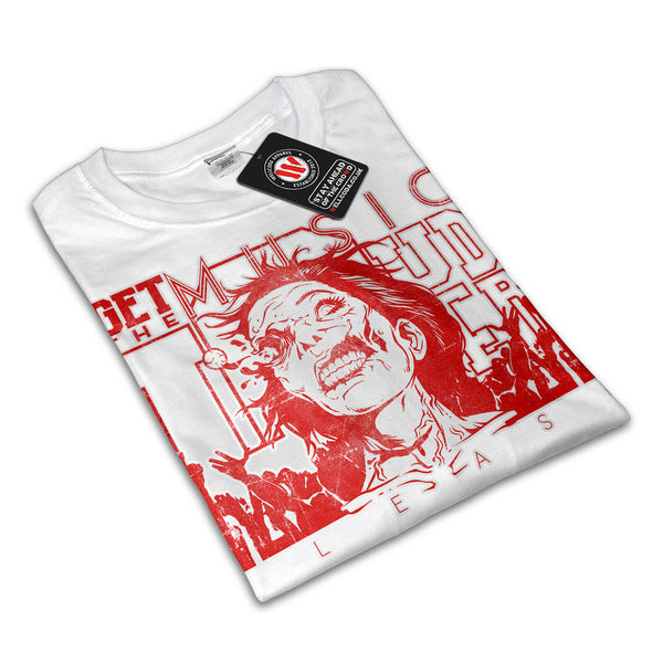 Music DJ Zombie Rave Womens T-Shirt
