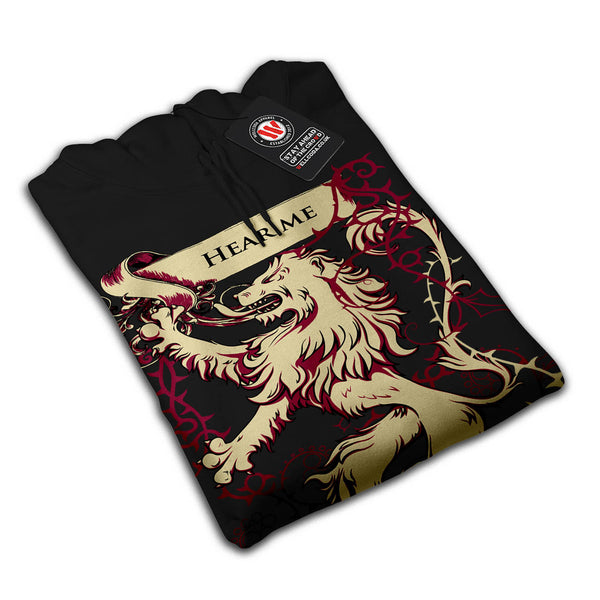 Hear Me Roar Lion Mens Hoodie