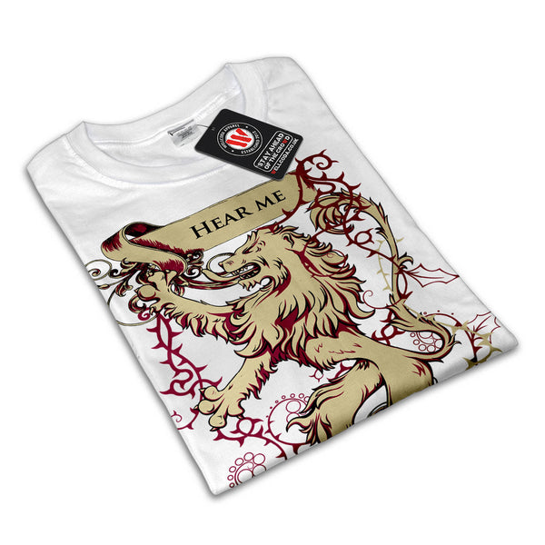 Hear Me Roar Lion Mens T-Shirt