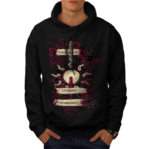 Unbound Unbroken Sun Mens Hoodie