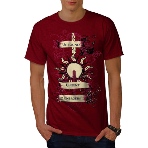 Unbound Unbroken Sun Mens T-Shirt