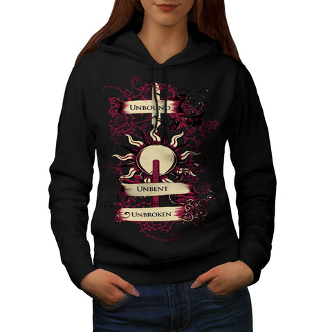 Unbound Unbroken Sun Womens Hoodie