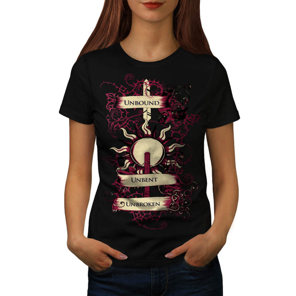 Unbound Unbroken Sun Womens T-Shirt
