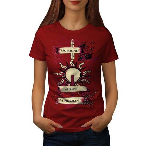 Unbound Unbroken Sun Womens T-Shirt